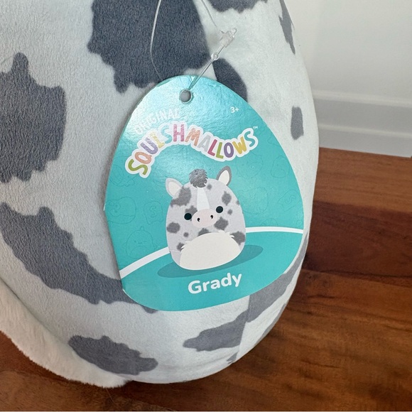 New Squishmallows 11” Grady the Gray Appaloosa Painted Horse Stuffed Animal - Picture 4 of 10